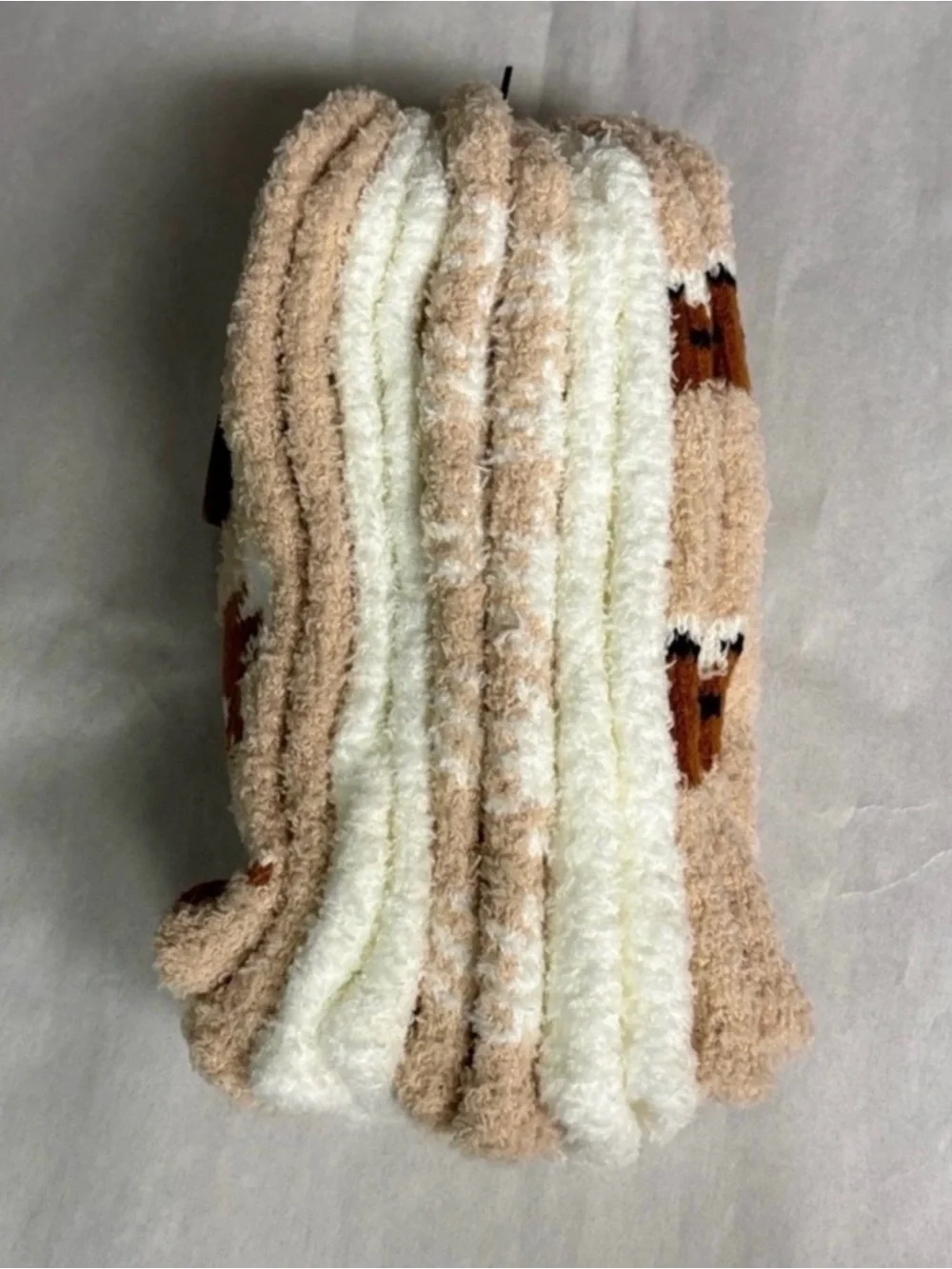 New Born Socks Women’s 5 Pair Fox Multicolor Plush Soft Cozy No Show Sock Casual